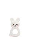 Smiley Eileeys Bunny Teether, White