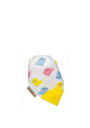 Smiley Eileeys Birds Teething Bib, White Multi