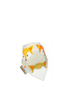 Smiley Eileeys Fox Teething Bib, Orange Multi