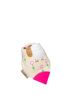 Smiley Eileeys Sheep Teething Bib, Multi