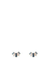 Burren Jewellery Snowfield Earrings, Gold & Blue