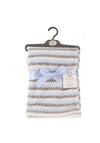 Snuggle Baby Stripe Fleece Blanket, Blue