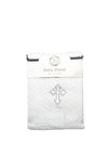 Snuggle Baby Christening Shawl, White