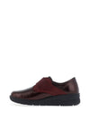 Softmode Farah Patent Velcro Shoes, Wine