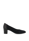 Softmode Kaylee Swirl Printed Heeled Shoes, Black