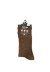 HJ Hall Softtop Wool Rich Socks, Taupe