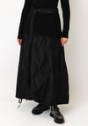 Soho-T Talia A-Line Maxi Skirt, Black