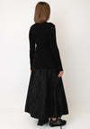 Soho-T Talia A-Line Maxi Skirt, Black