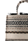 Sorena Kimolos Aztec Velvet Tote Bag, Neutral