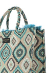 Sorena Ageri Diamond Tote Bag, Blue Multi