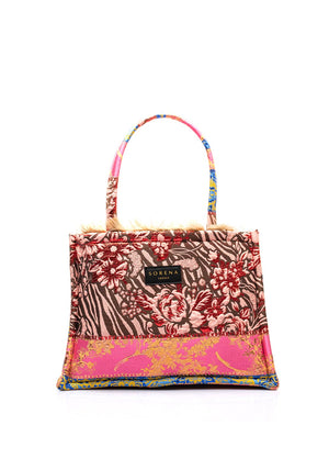 Sorena Rodamthi Floral Medium Tote Bag, Pink Multi