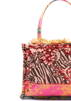 Sorena Rodamthi Floral Medium Tote Bag, Pink Multi