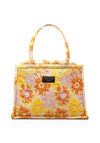 Sorena Xrysanthi Sun Print Medium Tote Bag, Yellow Multi