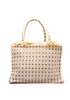 Sorena Panarea Spot Medium Tote Bag, Beige & Cream