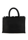 Sorena Nefeli Woven Large Tote Bag, Black