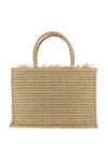 Sorena Muses Woven Large Tote Bag, Sand