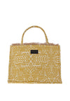 Sorena Iliaxtida Velvet Mediterranean Tote Bag, Gold