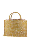 Sorena Iliaxtida Velvet Mediterranean Tote Bag, Gold