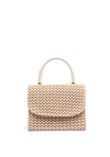 Sorento Blissful Hill Crochet Net Grab Bag, Cream