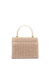 Sorento Blissful Hill Crochet Net Grab Bag, Cream