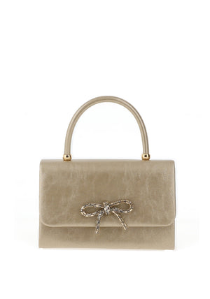 Sorento Marlfield Bow Small Grab Bag, Gold