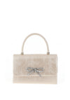 Sorento Marlfield Bow Small Grab Bag, Cream Pearl