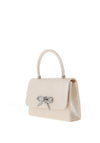 Sorento Marlfield Bow Small Grab Bag, Cream Pearl