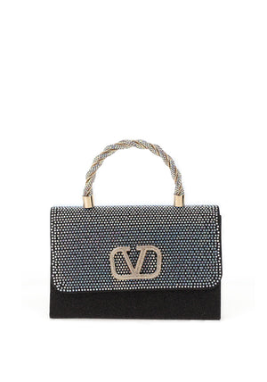 Sorento Morelto Encrusted Small Grab Bag, Black
