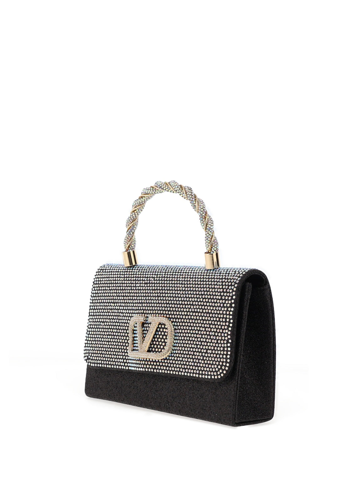 Sorento Morelto Encrusted Small Grab Bag, Black