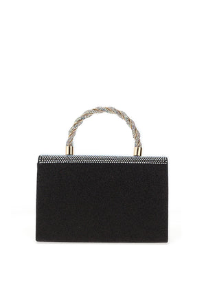 Sorento Morelto Encrusted Small Grab Bag, Black