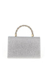 Sorento Morelto Encrusted Small Grab Bag, Silver