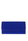 Sorento Castlemarty Flap Over Clutch Bag, Blue Shine