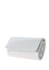 Sorento Castlemarty Flap Over Clutch Bag, Crystal Shine