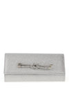 Sorento Gileston Shimmer Knot Clutch Bag, Crystal