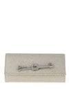 Sorento Gileston Shimmer Knot Clutch Bag, Gold