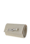 Sorento Gileston Shimmer Knot Clutch Bag, Gold