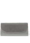 Sorento Dunraven Shimmer Diamante Clutch Bag, Crystal