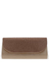 Sorento Dunraven Shimmer Diamante Clutch Bag, Rose Gold