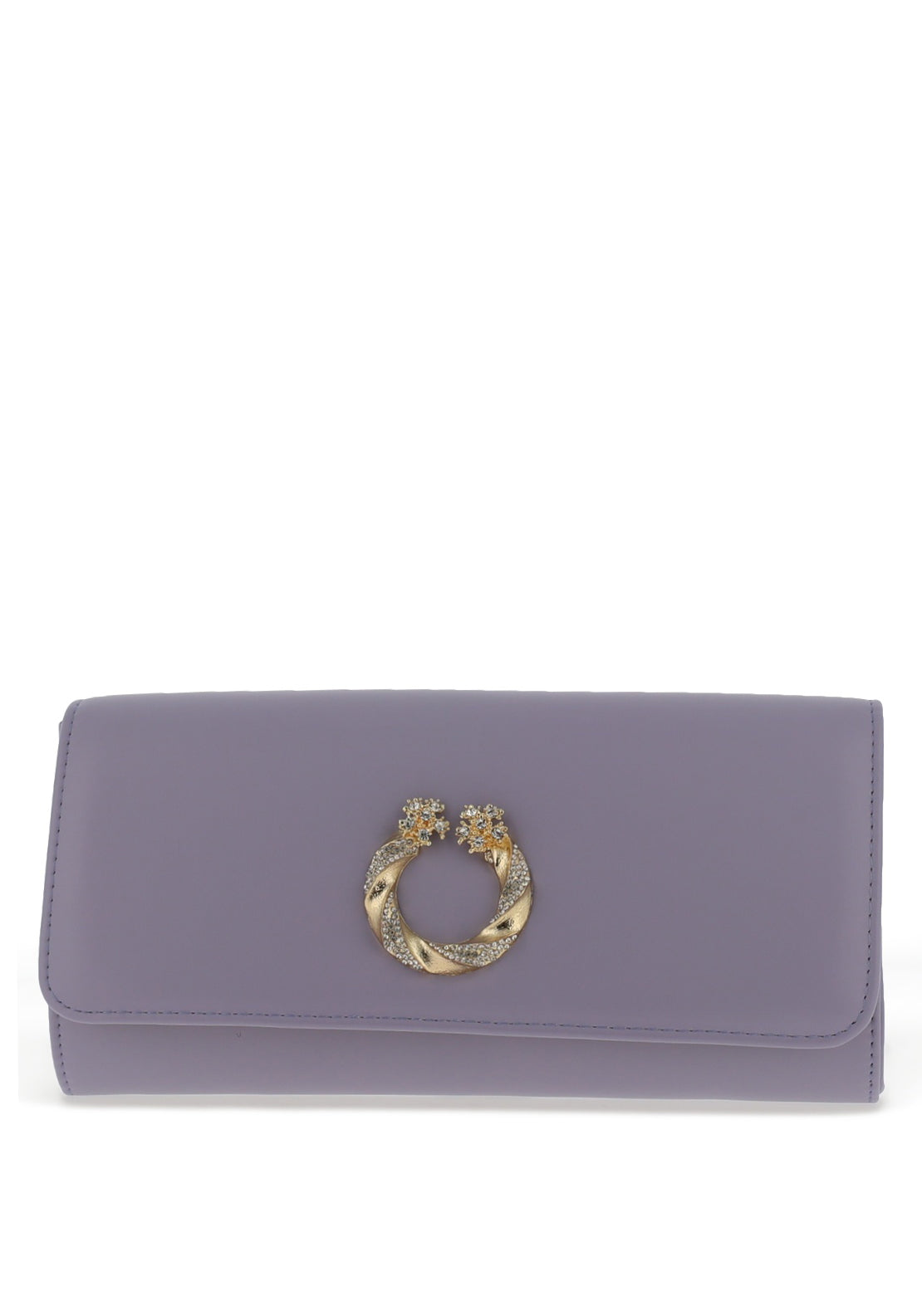 Sorento Ellingham Embellished Clutch Bag, Purple