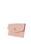Sorento Envelope Shimmer Circle Jewel Clutch Bag, Pink