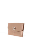 Sorento Envelope Shimmer Circle Jewel Clutch Bag, Copper