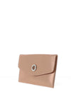 Sorento Envelope Shimmer Circle Jewel Clutch Bag, Copper