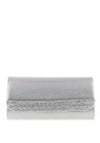 Sorento Moy Valley Faux Leather Clutch Bag, Crystal