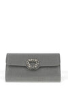 Sorento Nurmore Glitter Diamante Brooch Clutch Bag, Crystal