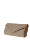 Sorento Warwick Shimmer Clutch Bag, Rose Gold
