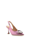 Sorento Ellingham Embellished Sling Back Heeled Shoes, Pink
