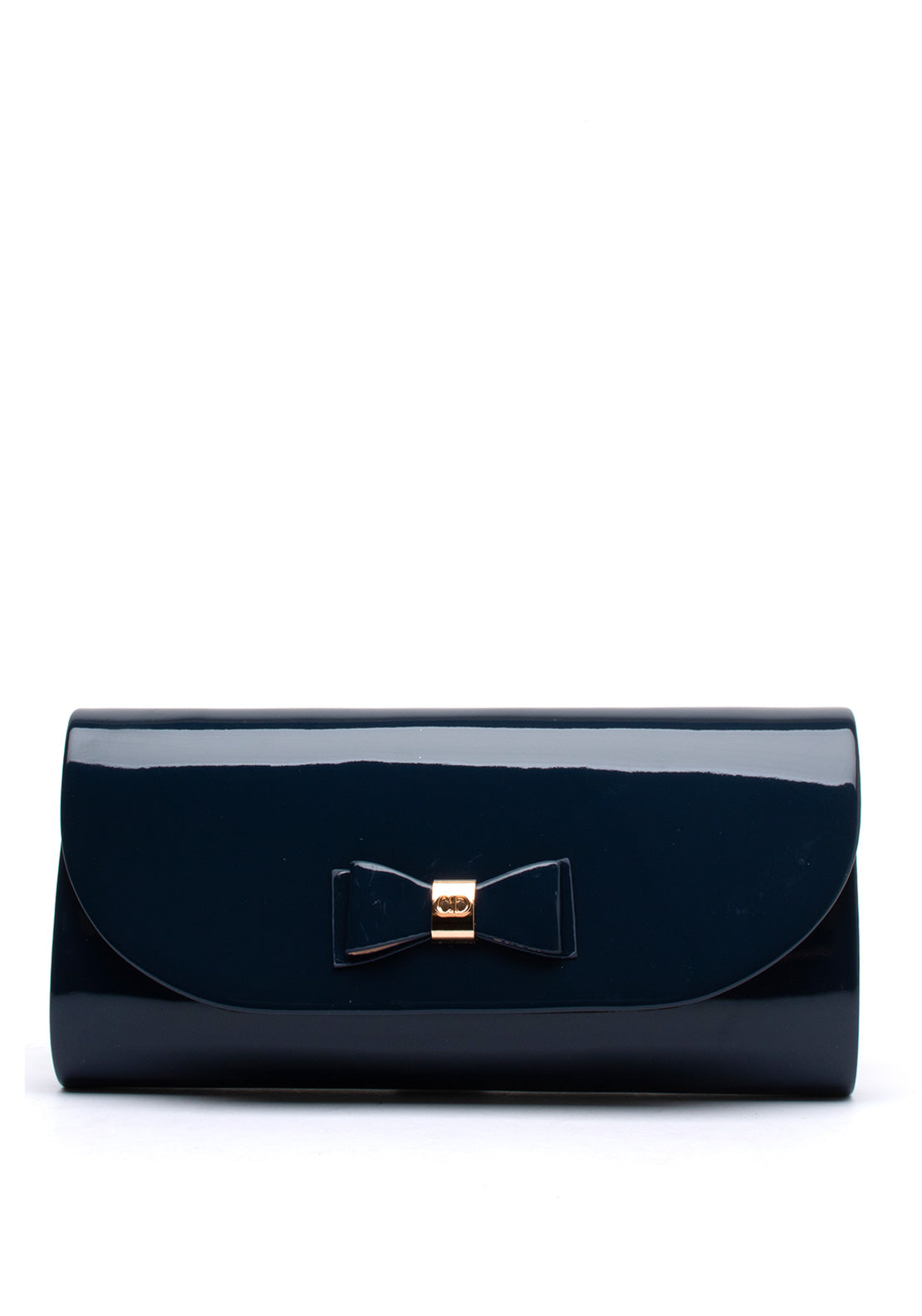 Sorento Fitzwil Bow Detail Clutch Bag, Navy