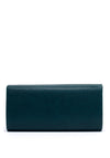 Sorento Monart Gold Broch Clutch Bag, Green