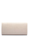 Sorento Monart Gold Broch Clutch Bag, Pearl