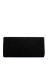Sorento Riverbank Soft Touch Embellished Broch Clutch Bag, Black